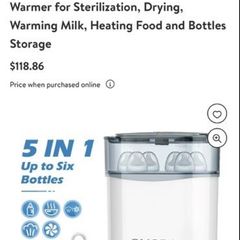 Baby steriliser and dryer 5 in 1