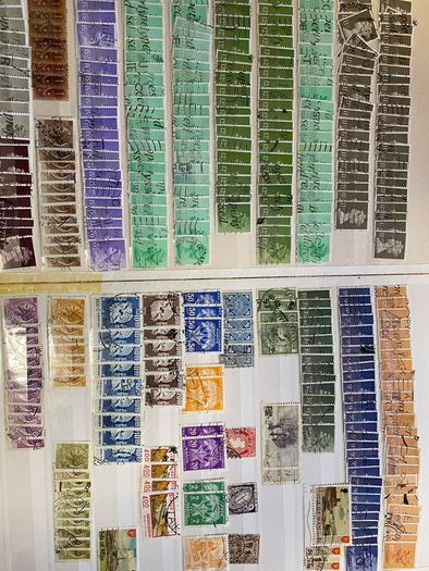 2 vintage stamp books