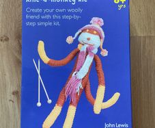 Knit-a monkey kit Brand New