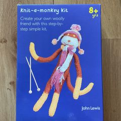 Knit-a monkey kit Brand New
