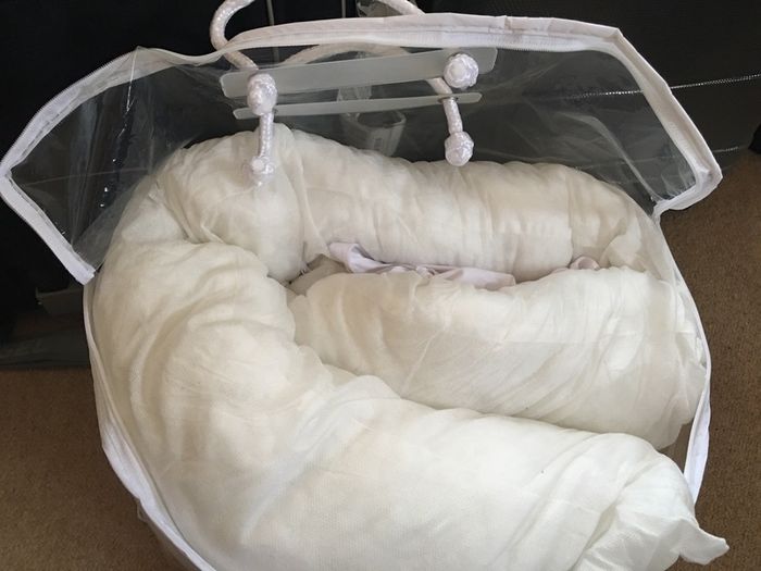 pregnancy pillow with its cover