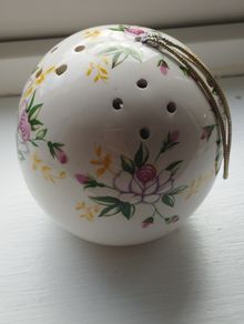 Ceramic pomander.
