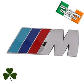 Bmw M-Sport Rear M Badge/Emblem (Chrome)