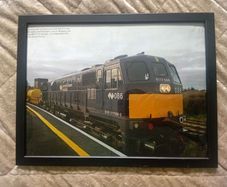 Framed Irish Railway poster