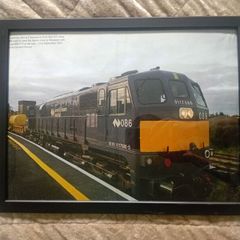 Framed Irish Railway poster