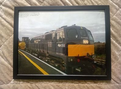 Framed Irish Railway poster