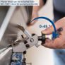 Scheppach HMS850 Planer Thicknesser, 1250W 8000rpm, 204mm Width, 120mm Height, Hand Crank Height Adjustment + new blades Image 10