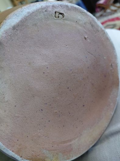 Antique French stoneware jug beautiful patina