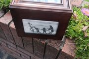 vintage wooden photo frame