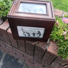 vintage wooden photo frame