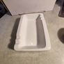 Rectangular white ceramic ashtray no stamp Image 2