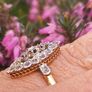 Antique Art Deco Marquise Diamond Ring 18ct Gold Image 2
