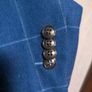 MOSS mens checked linen wool blazer size XL Image 2