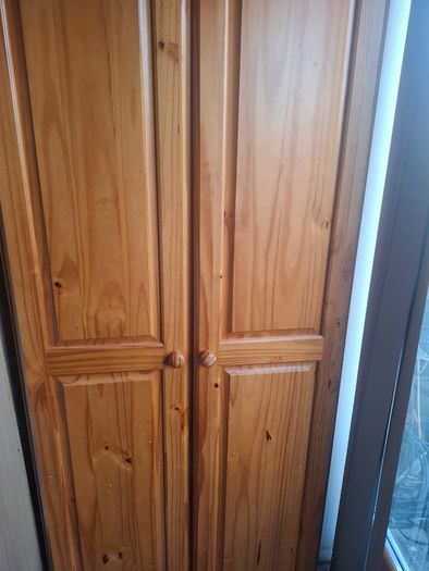 Wooden wardrobe