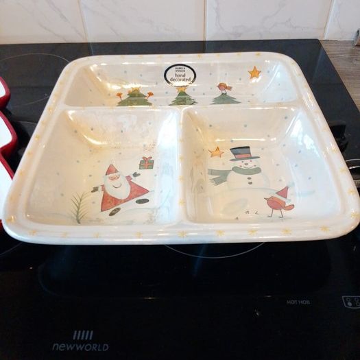 Christmas serving dishes