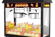 Commercial popcorn machine Popcorn machine - 10 kg/h - with 2 kettles