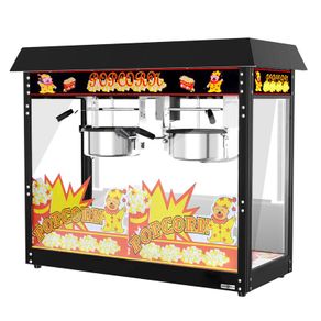 Commercial popcorn machine Popcorn machine - 10 kg/h - with 2 kettles