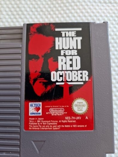 The Hunt for Red October Nintendo Nes Arcade Retro Games Original