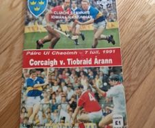 1991 Munster Hurling Final Programme  Cork v Tipperary