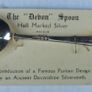 Sterling silver The Devon Spoon  1984 Image 2