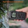 Log Moisture Meter for Log Burner Pin Wood Moisture Meter for Firewood with HD LCD Storage Bag Moisture Detector Damp Detector for Logs Paper Cardboard - (Range 0-99.9%) Image 8