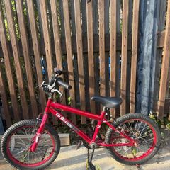 red Bullseye kids bike  18-inch wheels