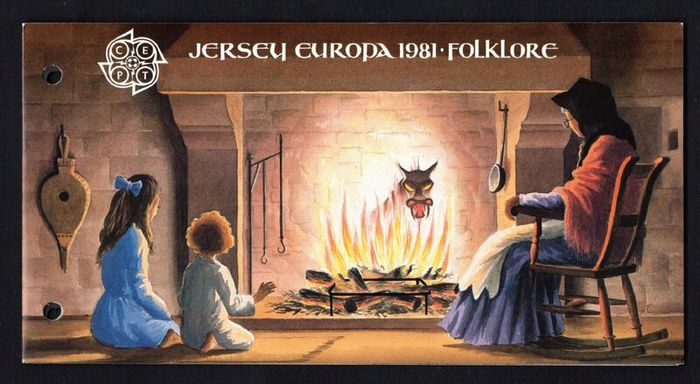 1981 Jersey Europa Folklore Commemorative Stamps Presentation Pack