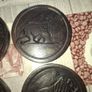 Beautiful Rare Full Set of African Hand Carved Wooden Place Mats with an Amazing Original Holder Postage Available, Image 7