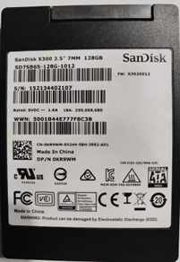Multiple Brands 128 GB SSDs