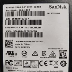 Multiple Brands 128 GB SSDs