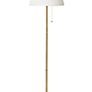 IKEA ARSTID Floor lamp, brass/white Image 5