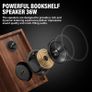 Bluetooth Vinyl Record Player with 36W Stereo Speakers, Wooden Turntable with Magnetic Cartridge, Adjustable Counterweight, Anti-Skate Control & RCA Output Image 6