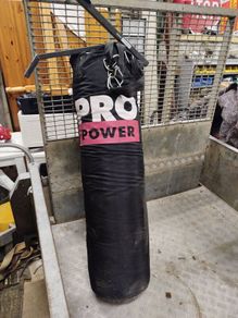 punch bag and wall bracket