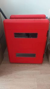 double fire extinguisher cabinet