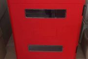double fire extinguisher cabinet