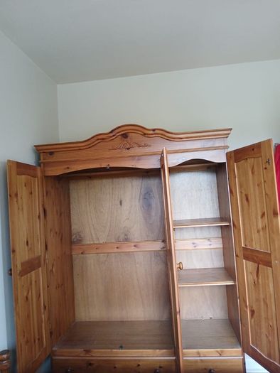 Pine bedroom furniture price reduced