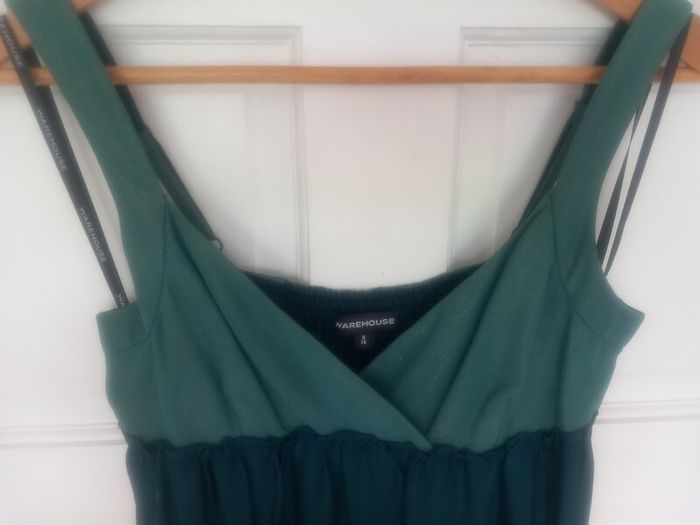 Warehouse green dress