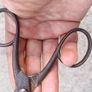 W. Whitney Vintage Forged Tailoring Shears Image 4