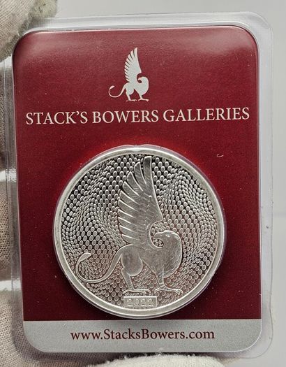 Stacks Bowers Galleries 1oz .999 Fine Silver Sealed in Original Holder