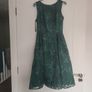 Chi Chi  teal embroidered dress size 10 Image 4