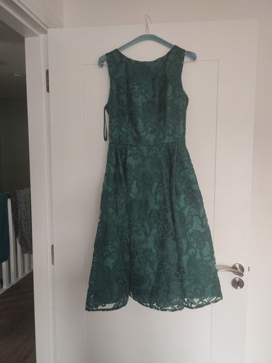 Chi Chi  teal embroidered dress size 10