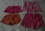 selection of shorts