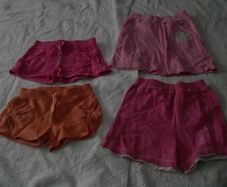 selection of shorts