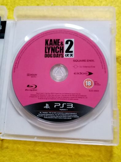 Kane & Lynch Dog Days 2 PlayStation 3 ps3 games Original