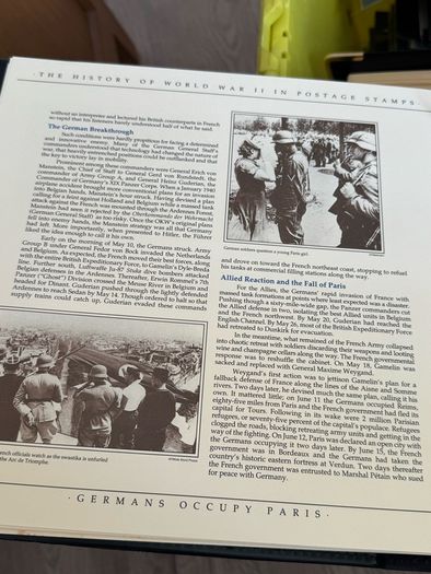 The History of World War II in post stamps