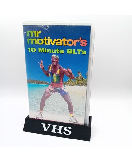 Mr Motivators 10 Minute Blts Workout Vhs Tape - Rare Retro Fitness Video
