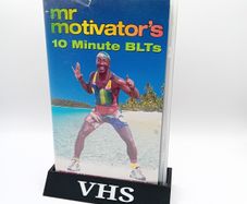 Mr Motivators 10 Minute Blts Workout Vhs Tape - Rare Retro Fitness Video
