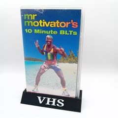 Mr Motivators 10 Minute Blts Workout Vhs Tape - Rare Retro Fitness Video