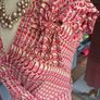 Free Post today ONLY- Avoca Anthology Multi Coloured Pink Faux Wrap Dress with flattering neckline- Size 2 and Free Necklace Image 5