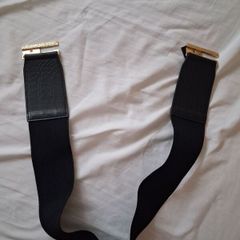 Black Elasticated Ladies Belt
